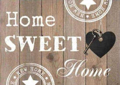 Diamond Painting Home Sweet Home Blank Holz 40x30cm – SEOS Shop