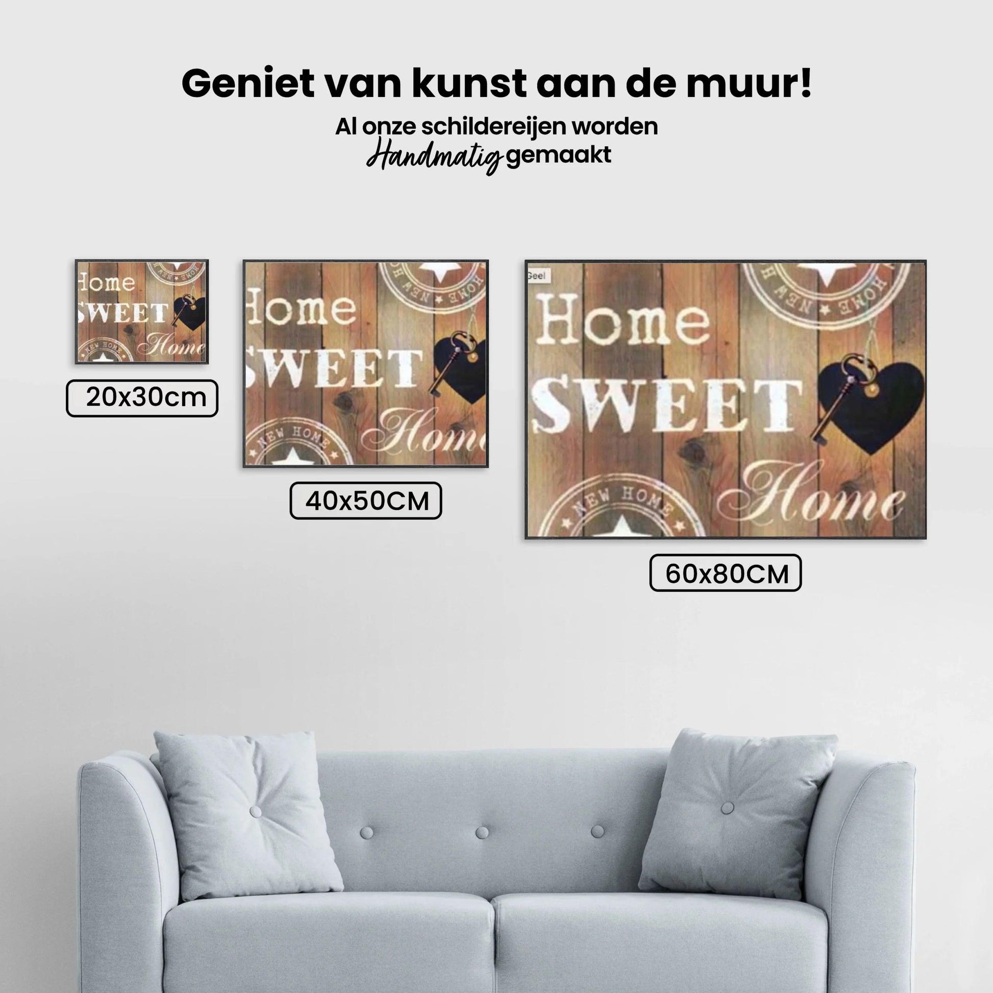 Diamantmalerei Home Sweet Home Klares Holz – SEOS Shop ®