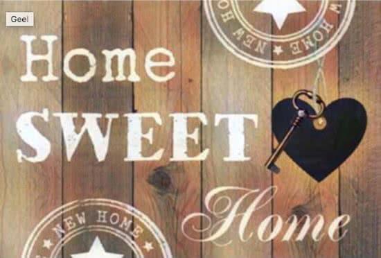 Diamantmalerei Home Sweet Home Klares Holz – SEOS Shop ®