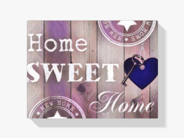 Diamond Painting Home Sweet Home Hellrosa – SEOS Shop ®