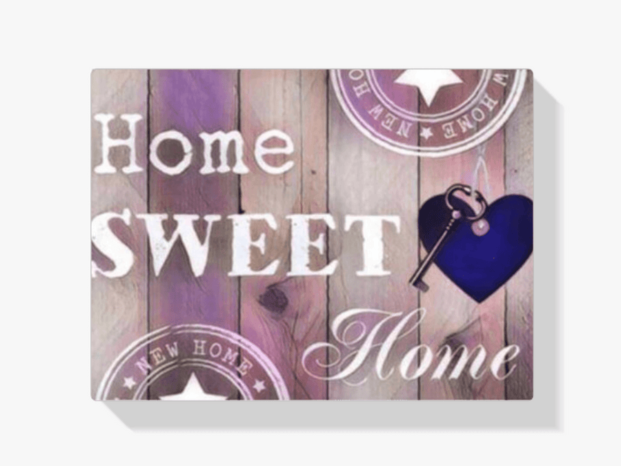 Diamond Painting Home Sweet Home Hellrosa – SEOS Shop ®