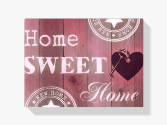 Diamond Painting Home Sweet Home Rosa 30x40cm – SEOS Shop ®