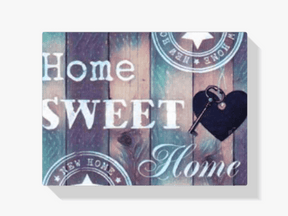 Diamond Painting Home Sweet Home blau lila – SEOS Shop ® 