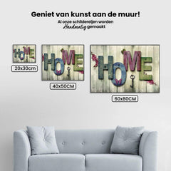 Diamond Painting Home mit Schmetterling und Schlüssel – SEOS Shop ®