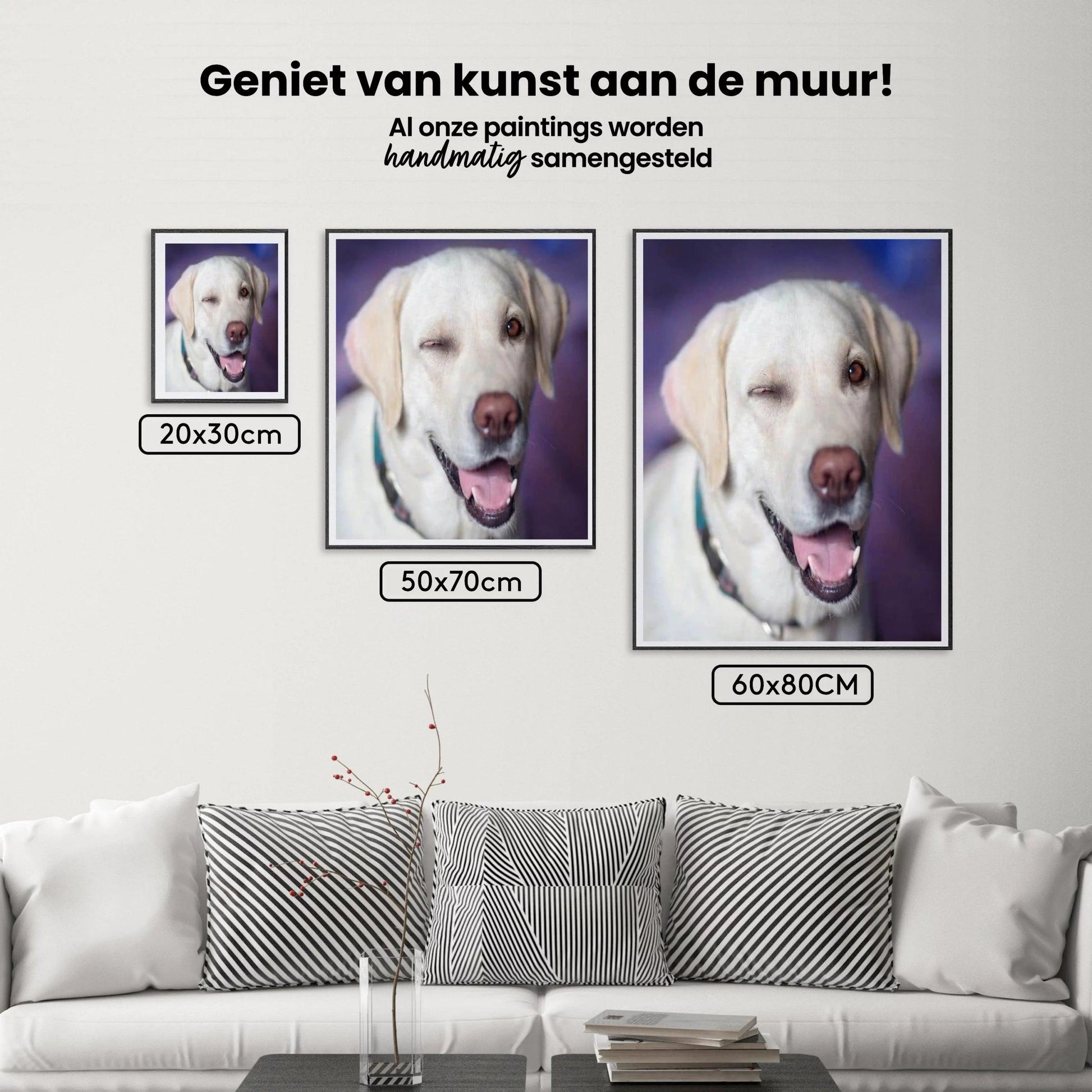 Diamond Painting Hund mit Zwinkern - SEOS Shop ®