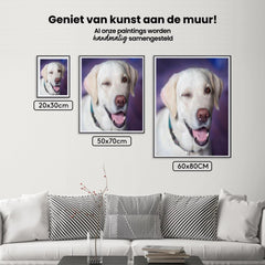 Diamond Painting Hund mit Zwinkern - SEOS Shop ®