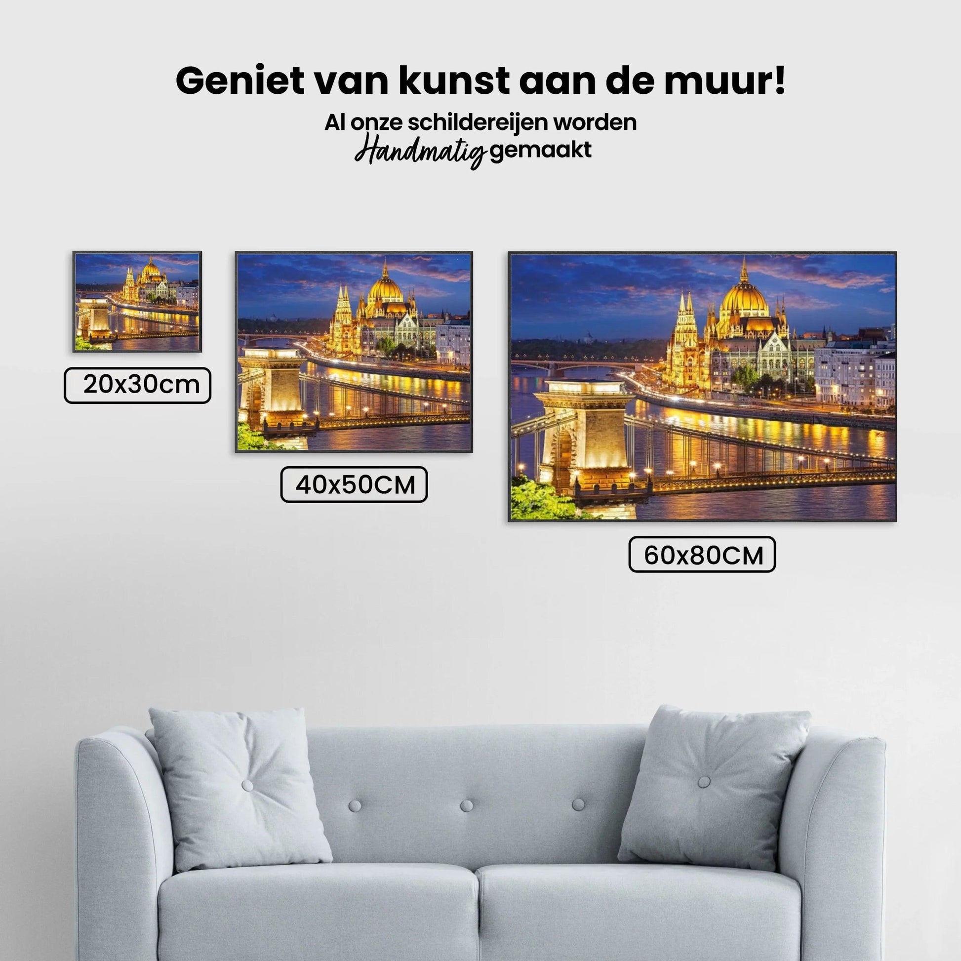 Diamond Painting Ungarische Stadt bei Nacht - SEOS Shop ®