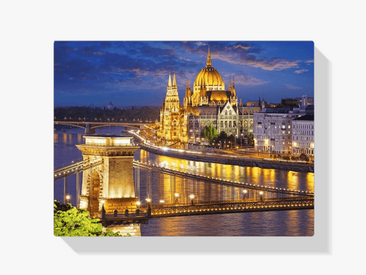 Diamond Painting Ungarische Stadt bei Nacht - SEOS Shop ®