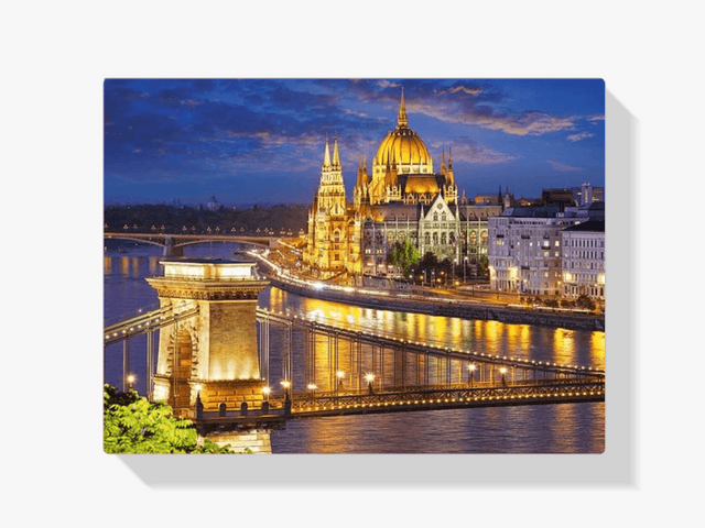 Diamond Painting Ungarische Stadt bei Nacht - SEOS Shop ®