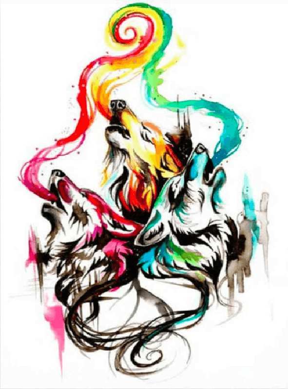 Diamond Painting Heulende Wölfe – SEOS Shop ®
