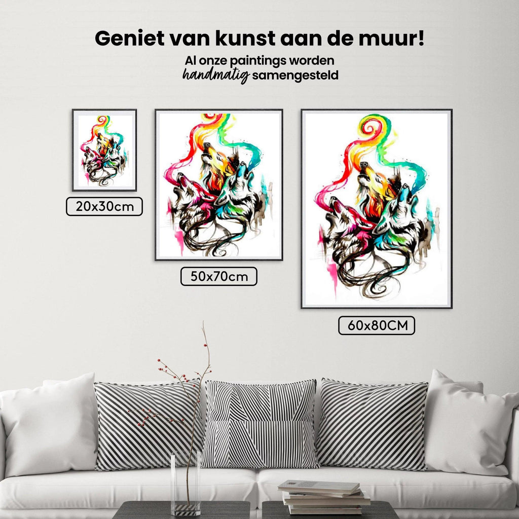 Diamond Painting Heulende Wölfe – SEOS Shop ®