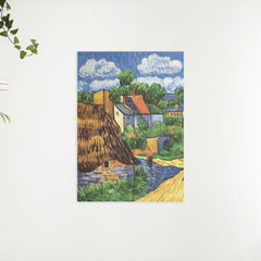 Diamond Painting Häuser in Auvers - SEOS Shop ®