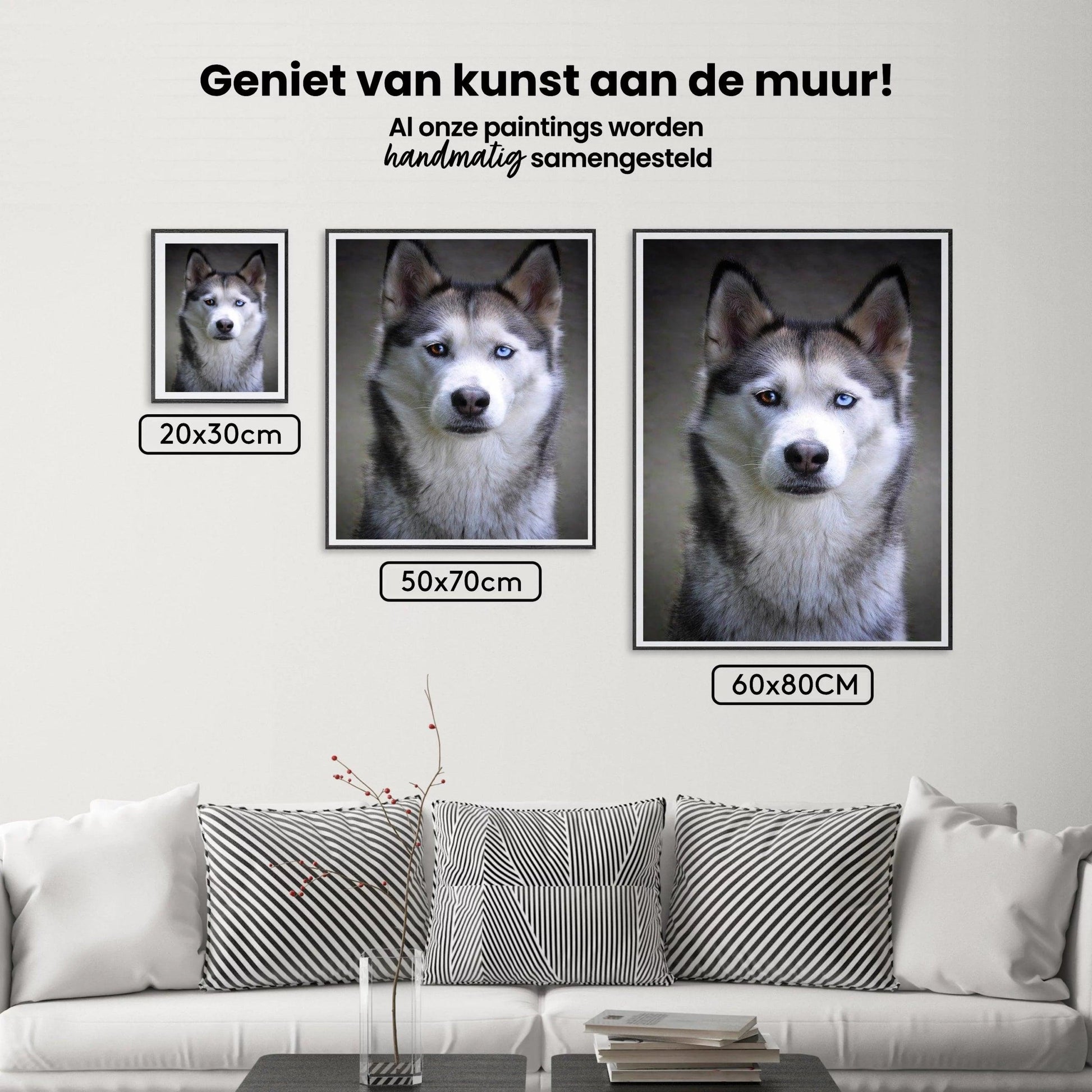 Diamond Painting Husky mit Hundeaugen - SEOS Shop ®