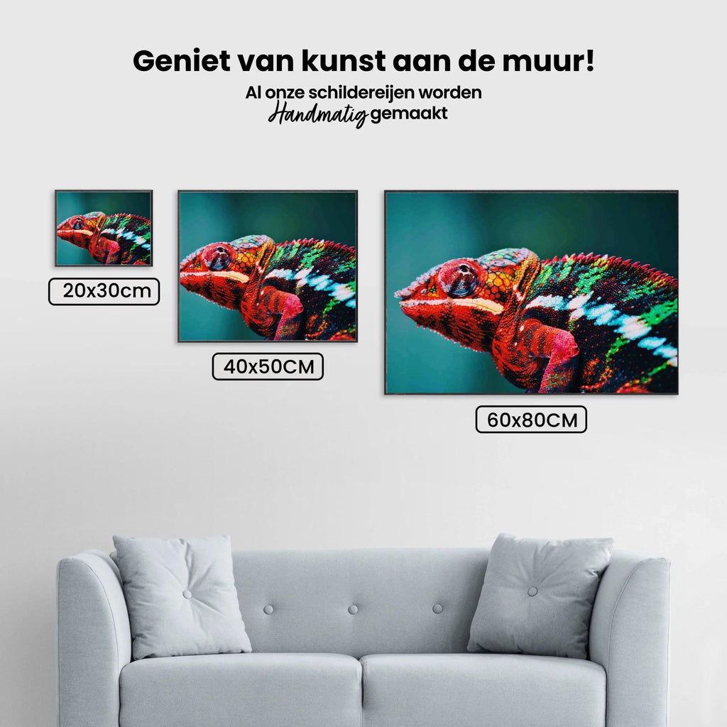 Diamond Painting Chamäleon 45x30 cm – SEOS Shop ®
