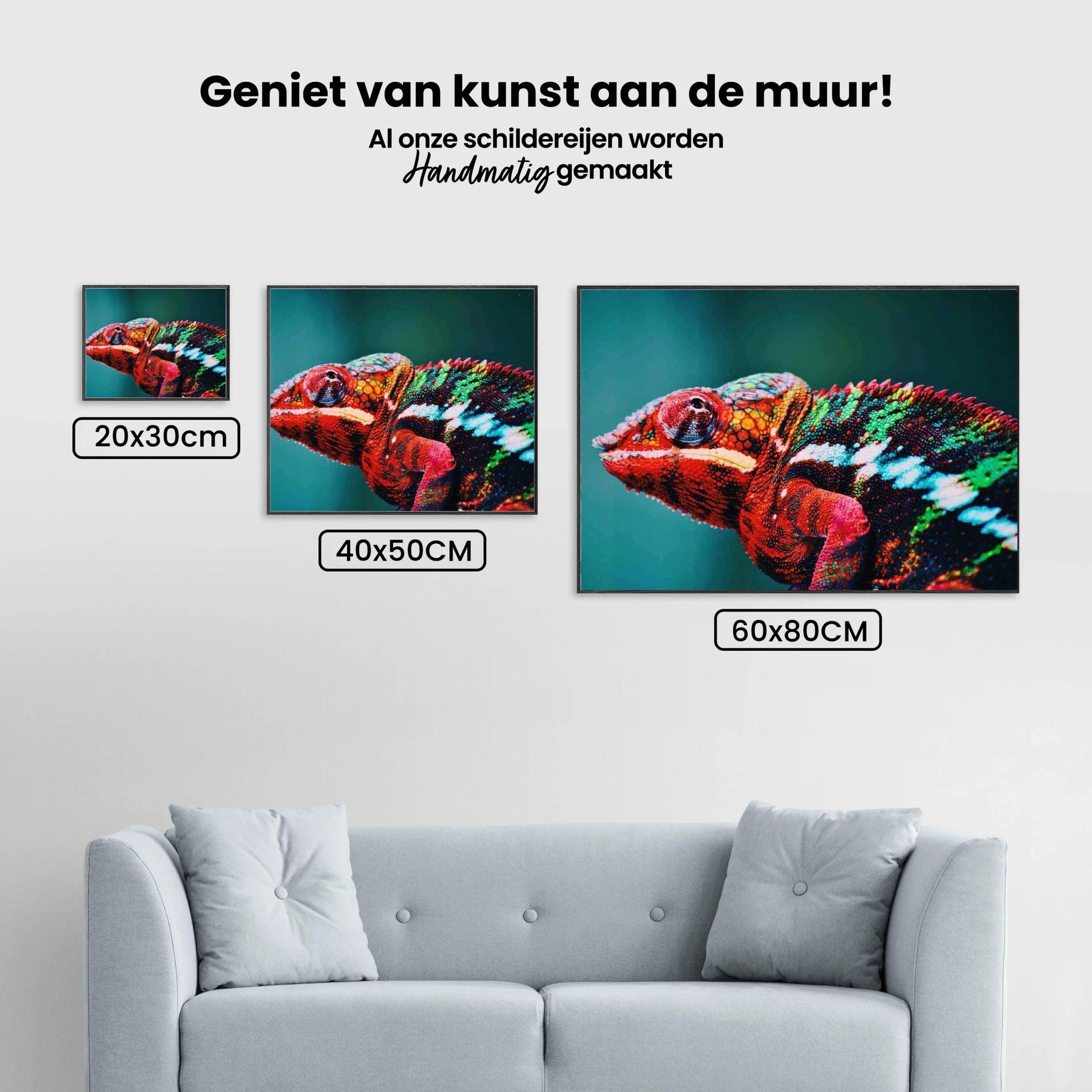 Diamond Painting Chamäleon 45x30 cm – SEOS Shop ®