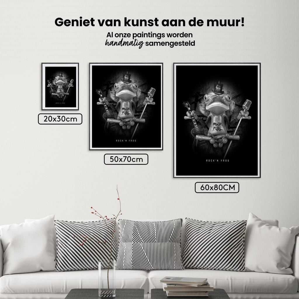 Diamond Painting Chamäleon Schwarz und Weiß – SEOS Shop ®