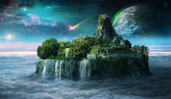 Diamantmalerei Das Schloss im Himmel – SEOS Shop ®