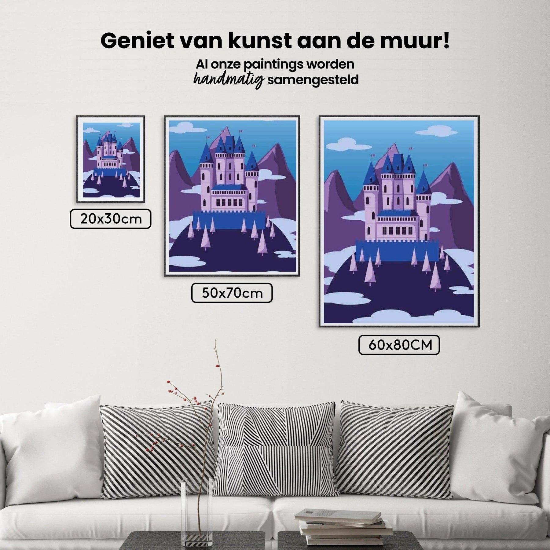 Diamantmalerei Schloss im Winter – SEOS Shop ®