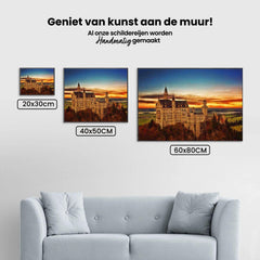 Diamantmalerei Schloss mit Sonnenuntergang – SEOS Shop ®