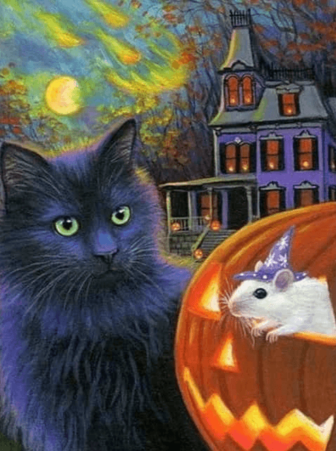 Diamantmalerei Katze und Maus - SEOS Shop ®