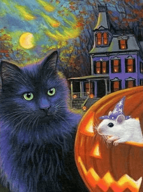 Diamantmalerei Katze und Maus - SEOS Shop ®