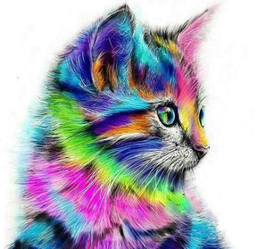 Diamond Painting - Katze in verschiedenen Farben - SEOS®