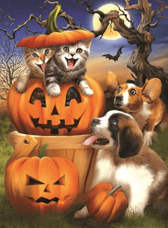 Diamantmalerei Katze und Hund - SEOS Shop ®