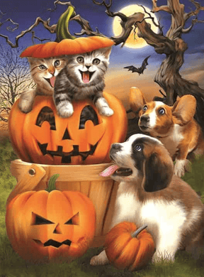 Diamantmalerei Katze und Hund - SEOS Shop ®