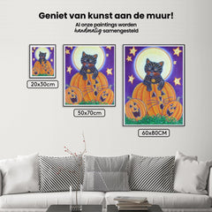 Diamantmalerei Kätzchen und Kürbisse - SEOS Shop ®