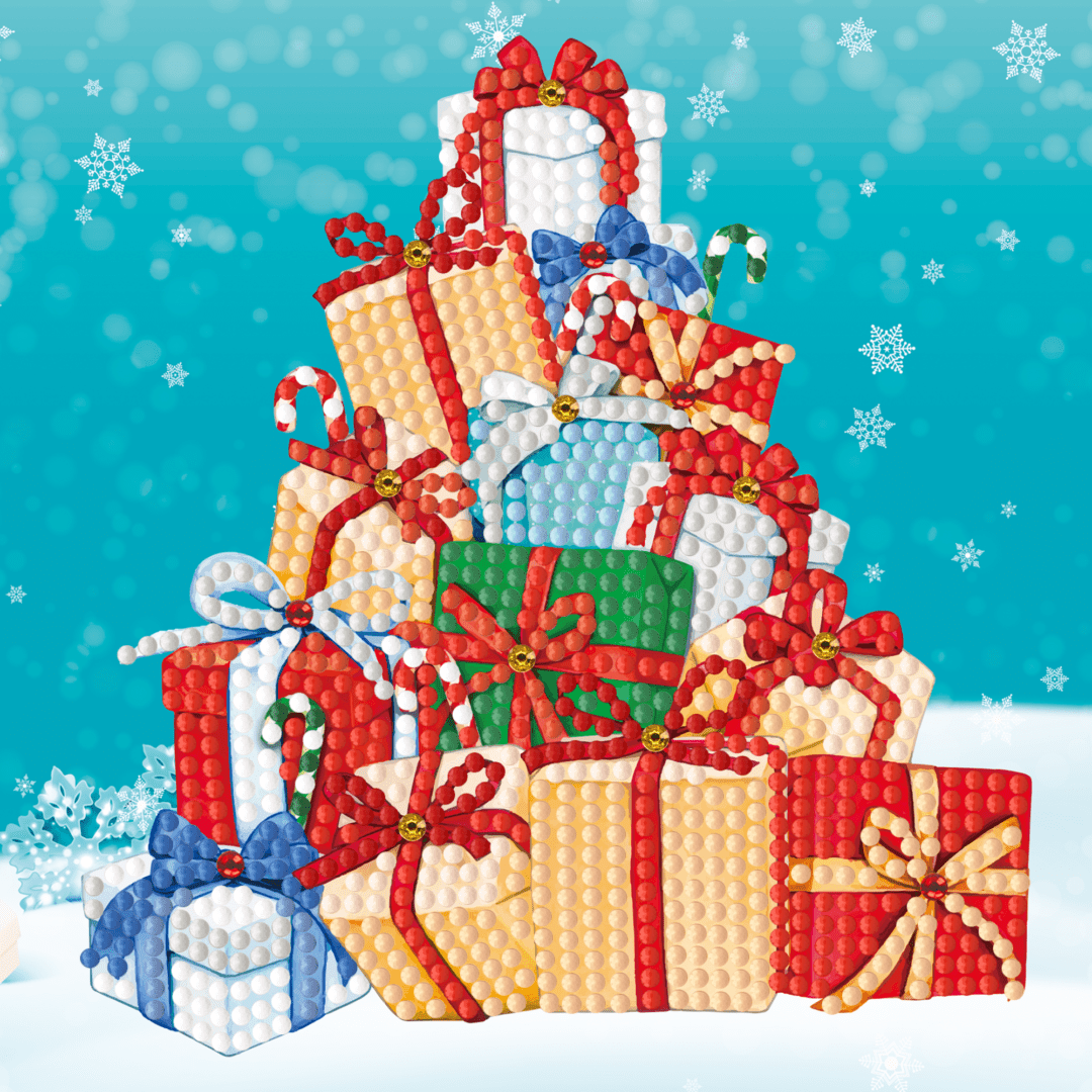 Diamond Painting Weihnachtskarten - 12er-Set - inklusive Umschläge