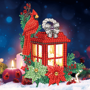 Diamond Painting Weihnachtskarten - 12er-Set - inklusive Umschläge