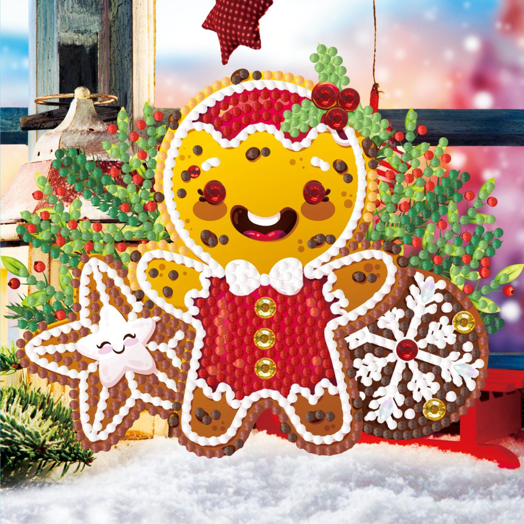 Diamond Painting Weihnachtskarten - 12er-Set - inklusive Umschläge