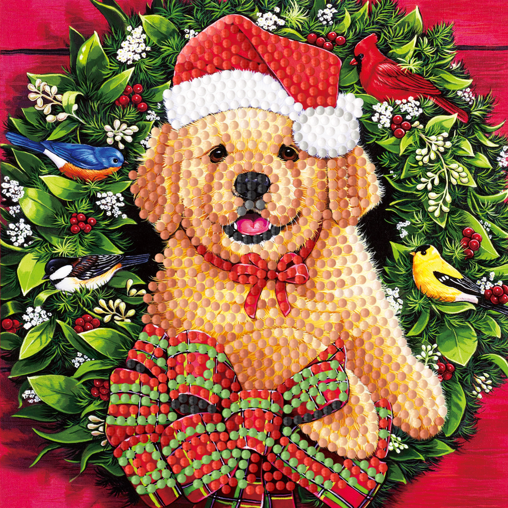 Diamond Painting Weihnachtskarten - 12er-Set - inklusive Umschläge