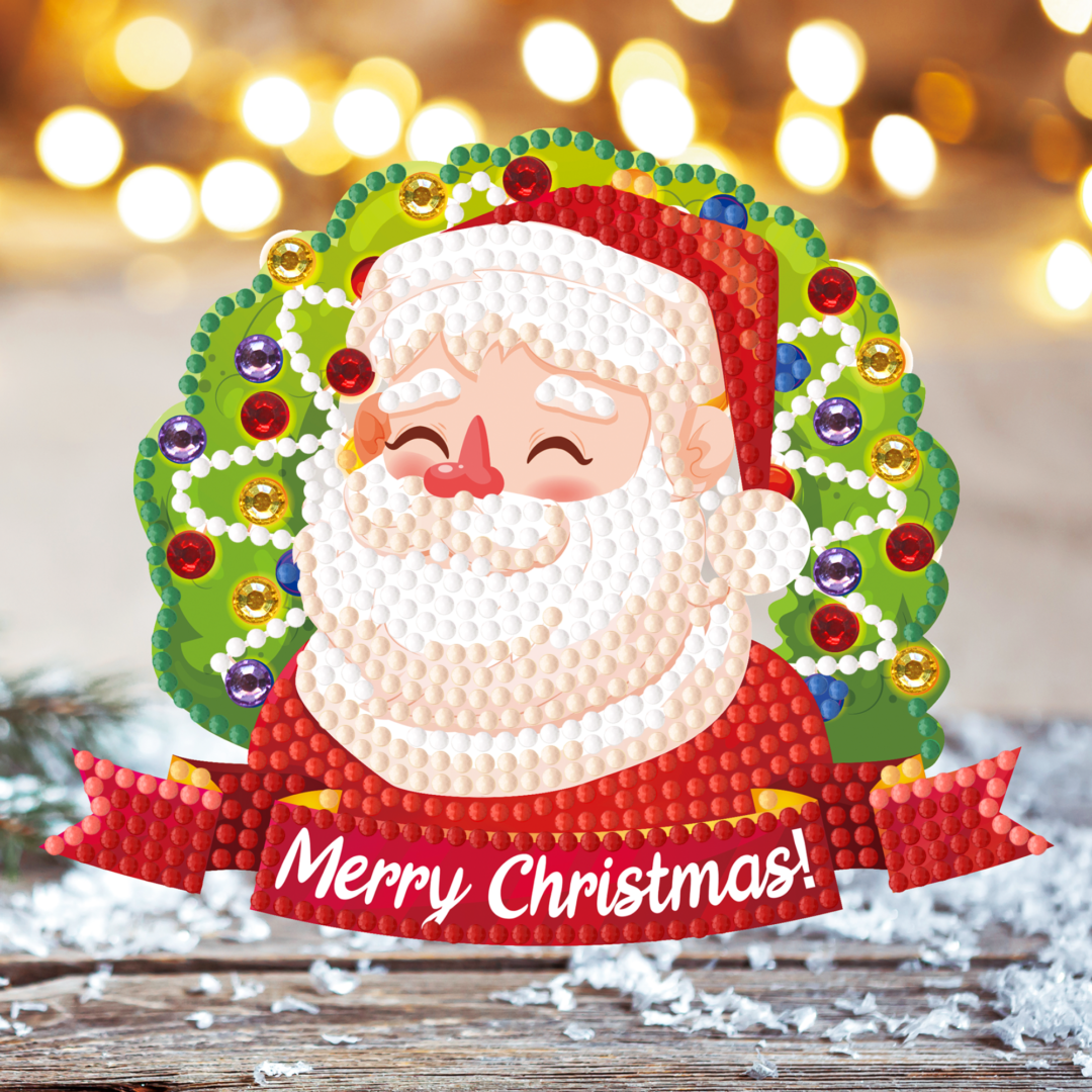 Diamond Painting Weihnachtskarten - 12er-Set - inklusive Umschläge