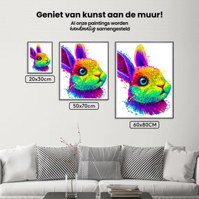 Diamantmalerei Buntes Kaninchen - SEOS Shop ®