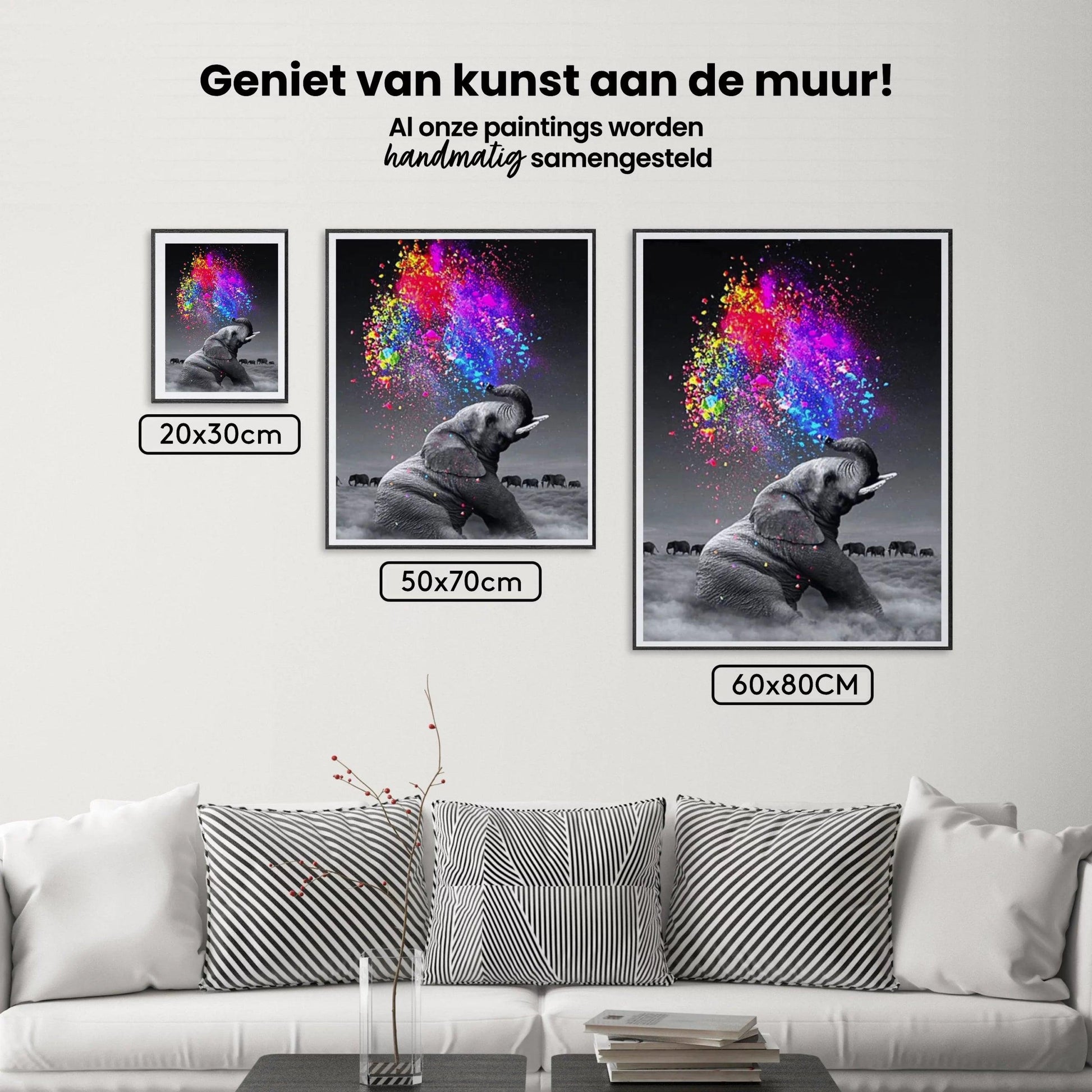Diamantmalerei Bunter Elefant - SEOS Shop ®