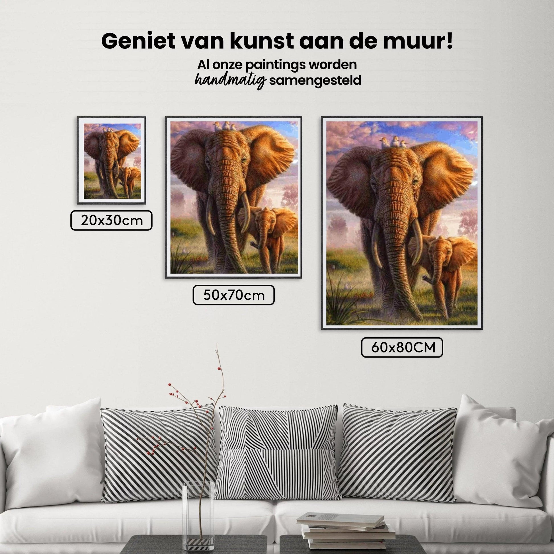 Diamond Painting Bunter Safari-Elefant - SEOS Shop ®