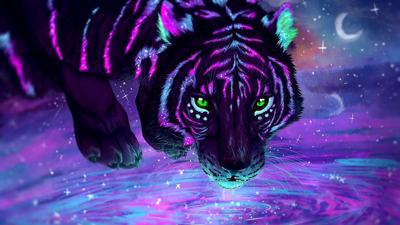 Diamantmalerei Bunter Tiger - SEOS Shop ®