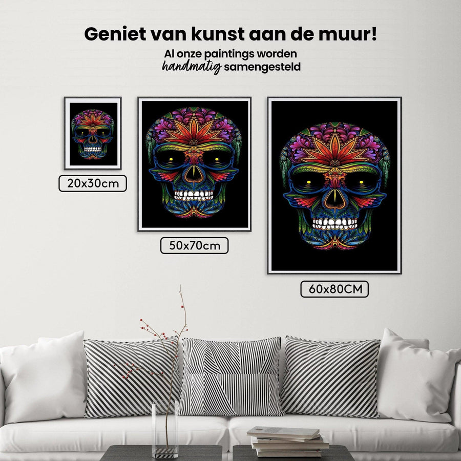 Diamantmalerei Bunter Totenkopf - SEOS Shop ®