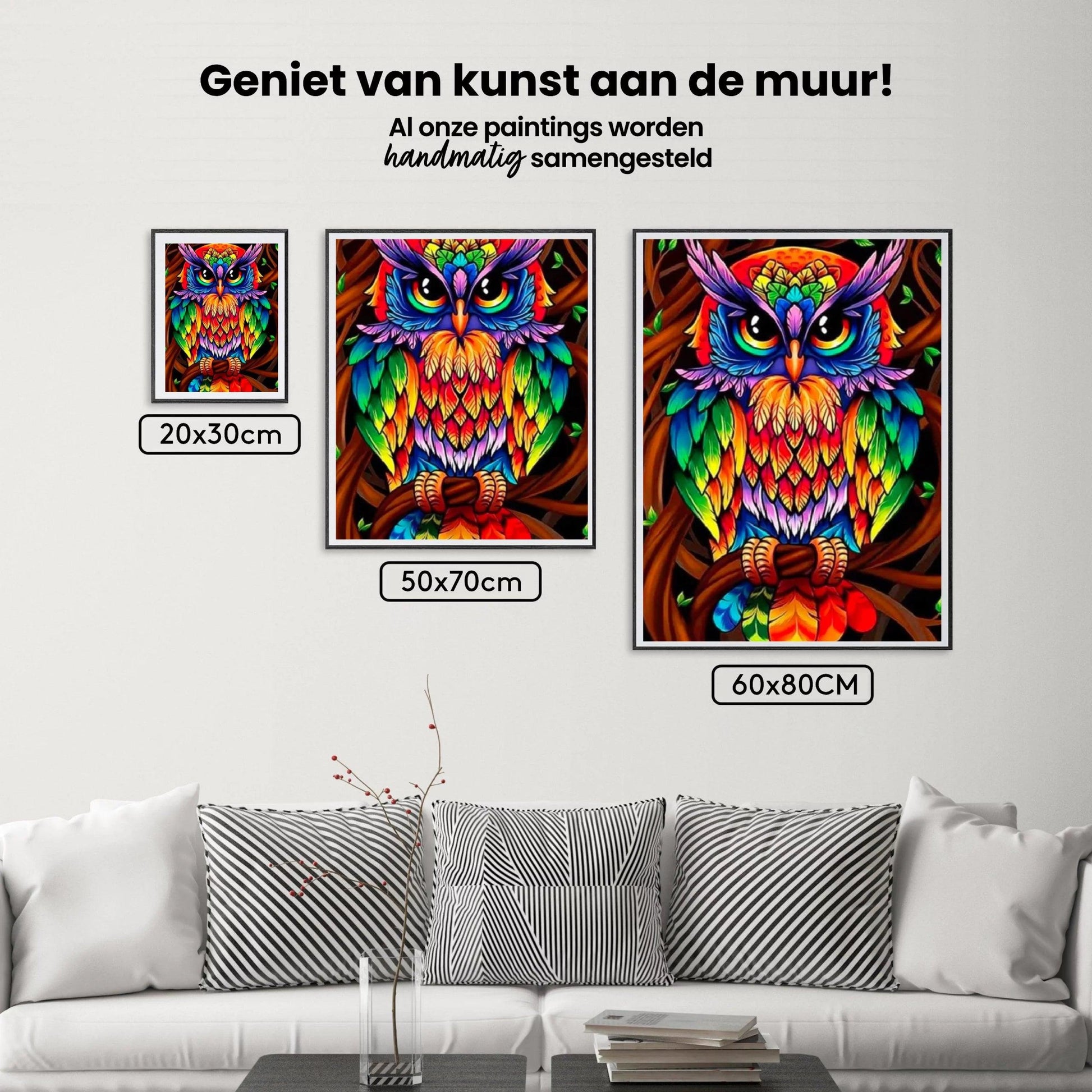 Diamantmalerei Bunte Eule - SEOS Shop ®