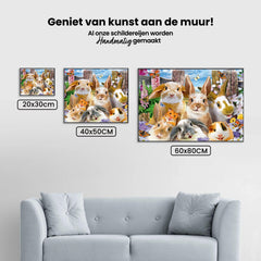 Diamond Painting Kaninchenfamilie - SEOS Shop ®