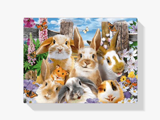 Diamond Painting Kaninchenfamilie - SEOS Shop ®