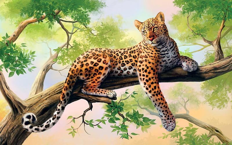 Diamond Painting Liegender Leopard - SEOS Shop ®