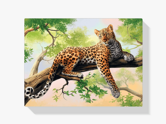 Diamond Painting Liegender Leopard - SEOS Shop ®