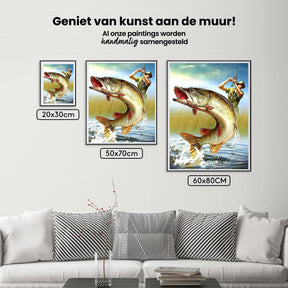 Diamantmalerei Männer fangen Fische - SEOS Shop ®