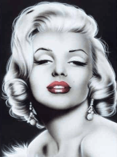 Diamond Painting Marilyn Monroe in Schwarzweiß - SEOS Shop ®