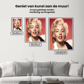 Diamond Painting Marilyn Monroe lächelnd - SEOS Shop ®