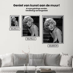 Diamond Painting Marilyn Monroe Portrait schwarz-weiß - SEOS Shop ®