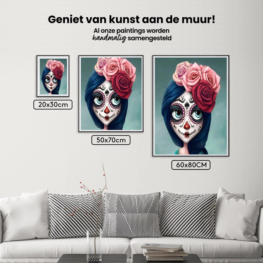 Diamantmalerei Mädchen mit Rosen - SEOS Shop ®