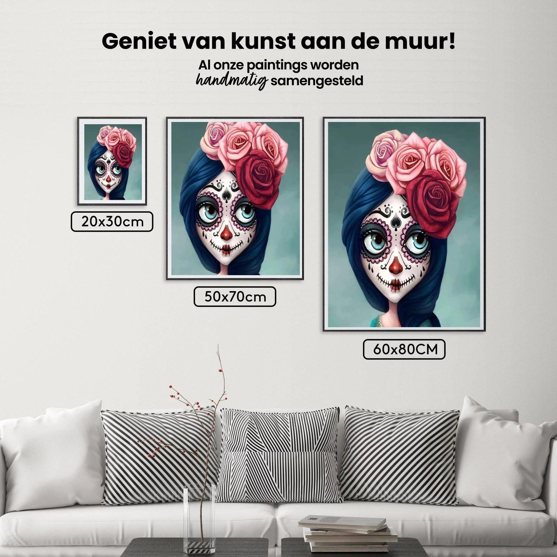 Diamantmalerei Mädchen mit Rosen - SEOS Shop ®